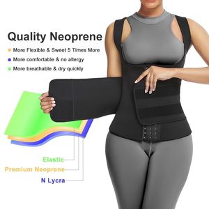 Chaleco Moldeador de Abdomen para Mujer con Cinturón Ajustable, Top Reductor y Levantador de Figura, Capa Interior, Talla M, Negro - Product Image 3
