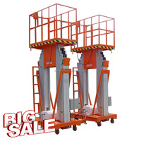 Petite plateforme de travail réglable Table élévatrice hydraulique mobile de 6m Plate-forme élévatrice électrique en aluminium pour installation