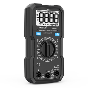 Multímetro digital DM95C 6000 recuentos verdadero valor eficaz rango automático AC/DC voltios amperios ohmios diodo continuidad capacitancia probador multímetro - Product Image 1