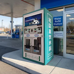 ตู้กดน้ำดื่มอัตโนมัติ 24/7 แบบสองหัวจ่าย ความจุ 800 แกลลอน พร้อมระบบกรองน้ำแบบ Reverse Osmosis เกรดอาหาร ป้องกันสนิม รับบัตรเครดิต เหรียญ และระบบฆ่าเชื้อ UV - Product Image 1