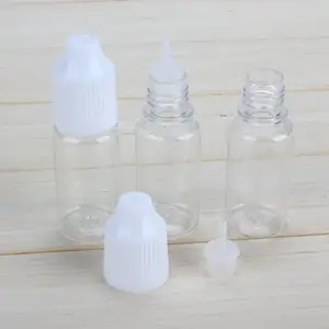 Leere Nachfüllbare Transparent Kunststoff Squeezable Dropper Flasche Flüssigkeit Dropper Container