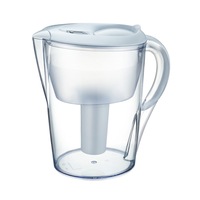 La cruche de charbon actif de vente chaude enlève efficacement les produits chimiques cruche d'eau de filtre de 3.5 litres