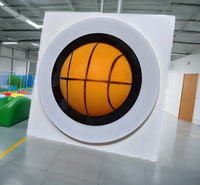 Tirez sur le bouton de style basket-ball et jouez au jeu Groundhog Jeux interactifs Jeux d'événement Jeux de carnaval Accessoire