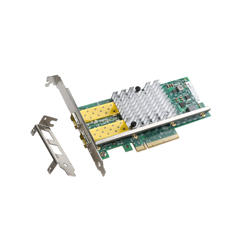 Чипсет X520 DA2 Intel 82599 PCIe X8 Dual Port SFP волоконная сеть Lan Карта 10G Ethernet адаптер E10G42BTDA