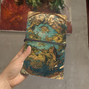 สมุดบันทึกที่สวยงามมีฝาปิดที่สวยงามเหมาะเป็นของขวัญสำหรับการประดิษฐ์ตัวอักษรด้วย<span class=keywords><strong>ลายมือ</strong></span>ที่มีเกาะบนเมฆทะเล - Product Image 3