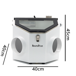 Mini sabbiatrice dentale per apparecchiature di laboratorio dentale con lampada facile da pulire a penna singola fabbrica sabbiatrice dentale - Product Image 2