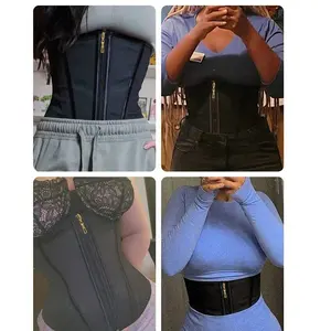 Wholesale Women <b>Waist</b> Trainer Shapewear Corset with Zipper and Row Hook Tummy Control Body Shaper Slimming <b>Cincher</b> <b>Belt</b> - Product Image 4