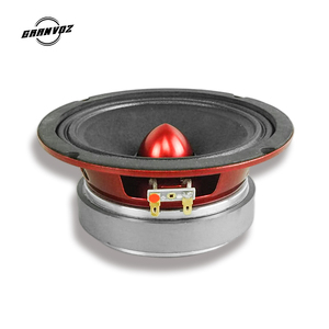 Haut-parleurs de voiture GRANVOZ 6,5 pouces en aluminium rouge, gamme moyenne, 4 ohms, 400 W <span class=keywords><strong>MAX</strong></span>, avec anneau en cuivre <span class=keywords><strong>Faraday</strong></span> - Product Image 6