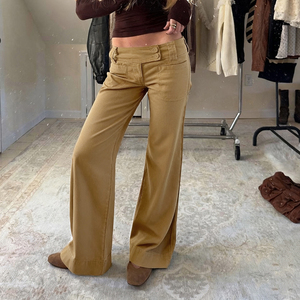 Jeans de Pierna Recta Color Caqui para Mujer, Pantalones Casuales de Mezclilla, Estilo Y2K, Pantalones Largos de Moda para Dama - Product Image 2