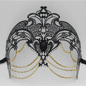 Diamond Metal Masquerade Fiesta de Navidad Máscaras Princesa Máscara de Halloween Fiesta - Product Image 1