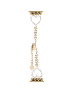 Nouveau luxe étincelle 3D perle métal série montre bracelet de remplacement pour <span class=keywords><strong>Apple</strong></span> iWatch bandes 9 8 7 6 5 4 3 2 1 SE <span class=keywords><strong>SE2</strong></span> - Product Image 6