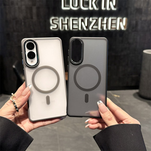 Chất lượng cao Matte Skin mờ từ tính không dây sạc lại funda trường hợp đối với Samsung Galaxy S25 S4 cộng với siêu cạnh - Product Image 3