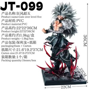 Figura de Acción de Goku Saiyan JT Gale Super Gear 5 en Posición de Batalla, Modelo Decorativo de Escritorio, Figura Coleccionable de Goku - Product Image 2