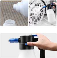 Pulvérisateur de mousse électrique multifonctionnel pour lavage de voiture 1,5 L, canon à mousse pour nettoyage de voiture