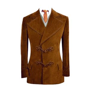 New 2025 <strong>Velvet</strong> Smoking <strong>Jackets</strong> Tailored Made Formal Tuxedos Loose Vintage Coat Retro <strong>Dinner</strong> Prom Men Suits Blazer1 <strong>Jacket</strong> Only - Product Image 3
