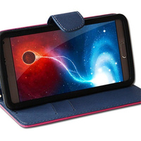 Étui universel en silicone caoutchouc fantaisie pour smartphone, étui en cuir pour carte de crédit, pochette pour téléphone portable de 4 à 7 pouces
