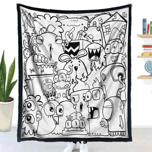 Mantas Sublimadas con Logotipo Personalizado al por Mayor, Manta de Franela Suave y Cálida <span class=keywords><strong>Karol</strong></span> <span class=keywords><strong>G</strong></span> - Product Image 4