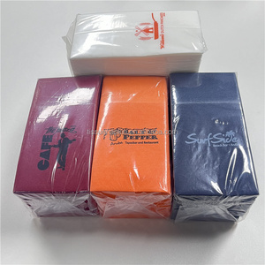 Tovaglioli di <span class=keywords><strong>Carta</strong></span> Neri in Tessuto Naturale Airlaid da Cena con Tasca Portaposate Servilletas De Papel - Product Image 4