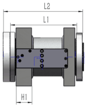 Attache rapide hydraulique MS01 03 08 avec rotation à 180 degrés pour mini-excavatrice de 2-3 tonnes, diamètre de goupille de 80 mm - Product Image 4