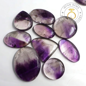 Cabujones de amatista seleccionados, piedras preciosas sueltas para la fabricación de joyas, hermosos cabujones de amatista, lote de amatista a precio mayorista. - Product Image 3