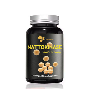 Extracto de Natto Natural Puro OEM, Vitaminas 3,000FU, Cápsulas Blandas de Nattokinasa, Suplemento para Adultos, Salud Circulatoria, Digestiva e Intestinal - Product Image 1