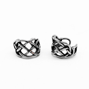 Pendientes yunnique de malla geométrica de acero inoxidable para hombres y mujeres, regalo, joyería, accesorio de moda - Product Image 2