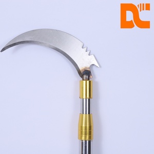 Cueilleur de fruits à long manche pratique, outil de jardin multifonctionnel en alliage antirouille pour la récolte des arbres hauts dans les vergers et fermes - Product Image 3