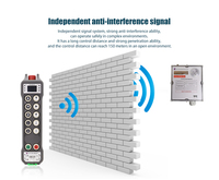 Venta Directa de Fábrica de Interruptores Inalámbricos, Botones de Control para Grúas, Controles Remotos Recargables Inalámbricos para Grúas Industriales