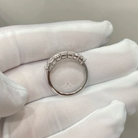 Bague en argent sterling 925 avec diamant de laboratoire taille émeraude couleur D, personnalisable en petite série avec logo OEM/ODM, certifiée NGTC, de Source Jewelry Factory