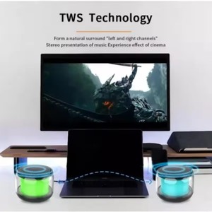 Altoparlante Wireless Multifunzione S100 Cool, Lunga Durata, Colori Brillanti, Design Futuristico, Compatto per Casa, Giardino, Esterni e Computer - Product Image 5