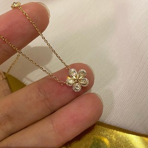 Collier en argent pur S925 avec zircon en forme de goutte d'eau, collier de luxe haut de gamme, chaîne de clavicule empilée, pendentif tendance - Product Image 3