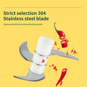 Xiaomi Deerma JS100เครื่องบดสับอาหารขนาดเล็ก, เครื่องปั่นผลไม้แบบพกพาเครื่องปั่นกระเทียมสำหรับห้องครัว - Product Image 3
