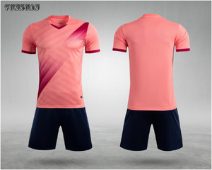 Kits de football de haute qualité Kit complet de vêtements de sport personnalisé maillot de football de <span class=keywords><strong>club</strong></span> rouge 2024 nouvelle chemise à séchage rapide vêtements de football - Product Image 4