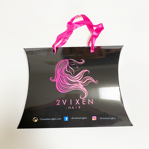 Giá Rẻ Tùy Chỉnh Gối Hộp Cho Tóc Giả Bao Bì Tóc Sản Phẩm Tóc Thanh Lịch Mở Rộng Hộp - Product Image 4