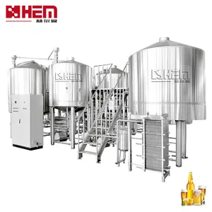 Brewery Equipment 1000l 1000L 2000L 3000L 5000L Large Beer Brewery Equipment / Beer Manufacturing Equipment For Beer Plant