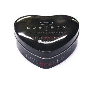 Dexin Chất lượng cao hình trái tim Kẹo/sô cô la/Cookies hộp thiếc - Product Image 3