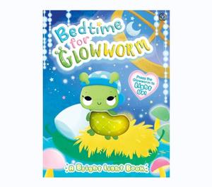 Hora de acostarse para Glowworm Libro de tablero con luz y tacto sensorial para niños - Product Image 1