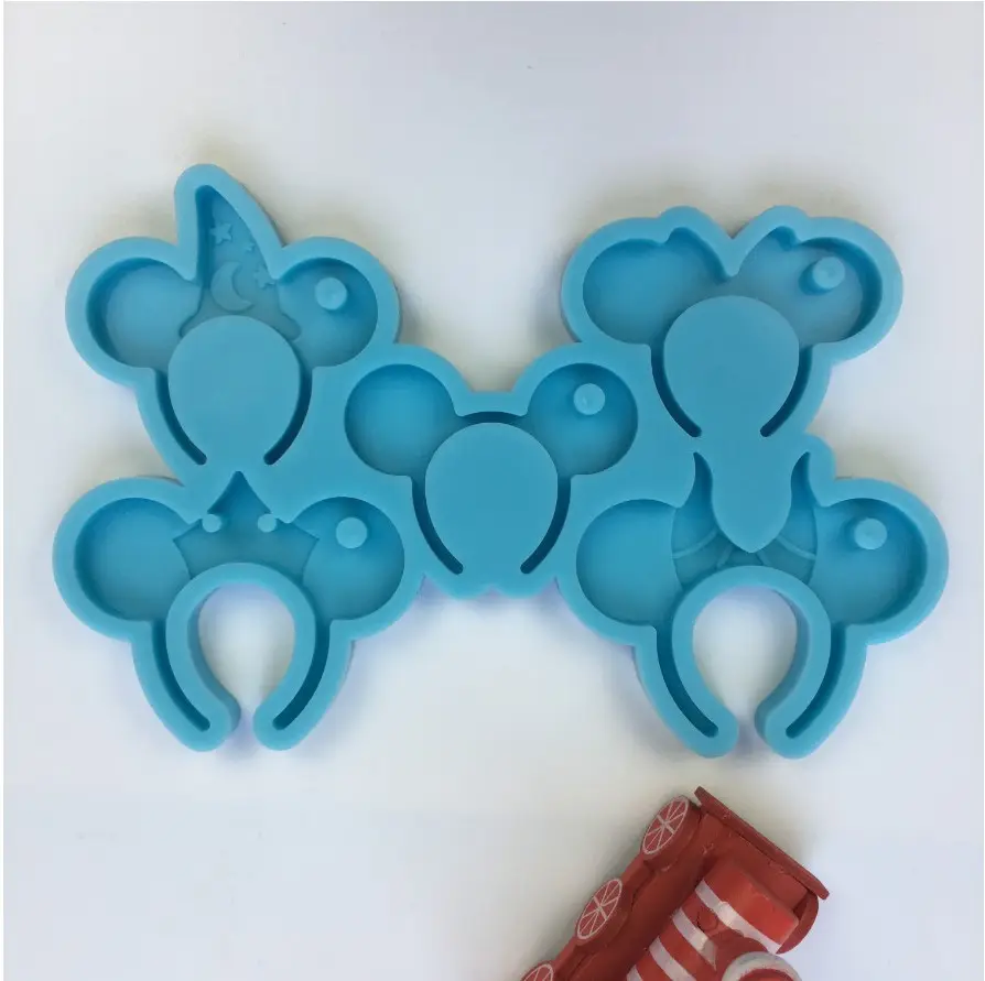 DIYキーホルダーシリコンモールドさまざまなかわいいマウスの装飾品携帯電話の装飾ペンダント樹脂モールドUVエポキシモールド