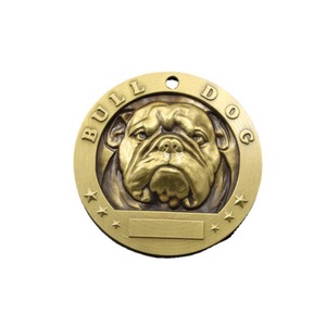 Colgante de latón personalizado para mascotas, collar grabado 3D para mascotas - Product Image 4