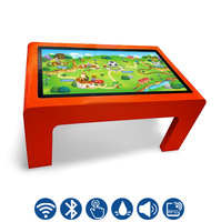 AIMV Dernières Tables Tactiles Capacitives pour Enfants 32 43 55 pouces, Verre Trempé 4K, Wi-Fi Intégré pour Alignement Automatique de l'Écran, Montage au Sol