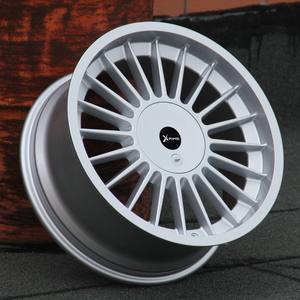 ล้อแม็กซ์ X-RIMS 18x8 ขอบ 5x120 ลายหลายก้าน สีเงิน ET30 สำหรับ BMW ซีรีส์ 5 และ Mercedes E-Class - Product Image 2