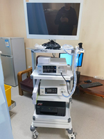 Système de caméra d'endoscopie médicale haute définition avec chariot de transport pour endoscope métallique