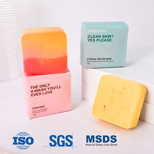 Barre de <span class=keywords><strong>savon</strong></span> blanchissant fait main bio vegan OEM ODM romarin curcuma yoni pour femmes pH équilibre doux soins intimes - Product Image 6