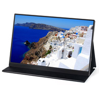 Monitor Portátil de 15.6 Pulgadas 1080P, Pantalla Extendida para Computadora, Monitor Portátil con USB Tipo C y HD-MI para Laptop, Teléfono y Juegos