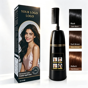 หวีย้อมผมชั่วคราว CHUYAN แบบใช้กับน้ำยาสีดำธรรมชาติ JetBlack ได้รับการรับรองจาก FDA ขายส่ง - Product Image 1
