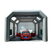 Cabine de peinture gonflable PVC/Oxford bon marché avec ventilateur pour voiture ou moto