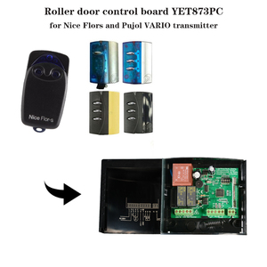 Contrôleur <span class=keywords><strong>de</strong></span> <span class=keywords><strong>porte</strong></span> à enroulement YET873 220V AC 2 canaux, code roulant, 433MHZ, contrôleur <span class=keywords><strong>de</strong></span> moteur tubulaire pour <span class=keywords><strong>porte</strong></span> à enroulement - Product Image 6