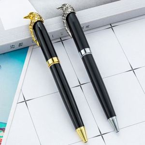 Wholesale Creative Eagle-Head Metal 1.0Mm Twist Ballpoint <b>Pen</b> With Custom Logo Student, Business, and Advertising Gift <b>Pens</b> - Product Image 1