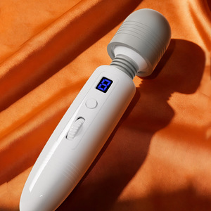 Vibrateur Speed <span class=keywords><strong>Code</strong></span> AV pour femmes adultes - Masseur électrique à tête large avec fonctions chauffantes et de stimulation - Product Image 3