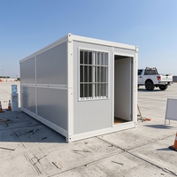 Maison conteneur pliable en acier de Chine, petite villa pliable, maisons conteneurs préfabriquées portables
